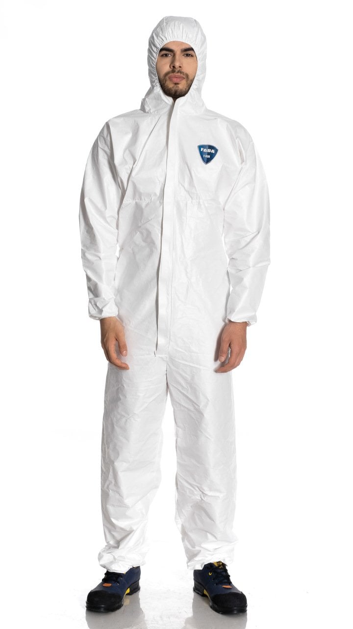 FABA T-530 lamineli tek kullanımlık koruyucu tulum 2XL Type 5B 6B