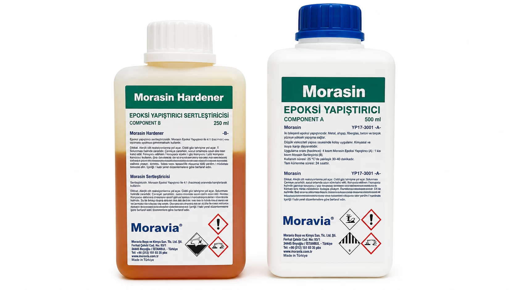 Moravia Morasin epoksi yapıştırıcı 0.75 L set