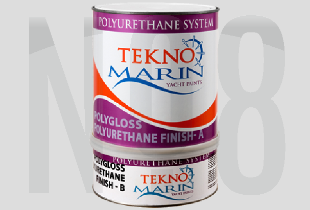 Teknomarin Polygloss Polyurethane Finish 3 kg son kat boya